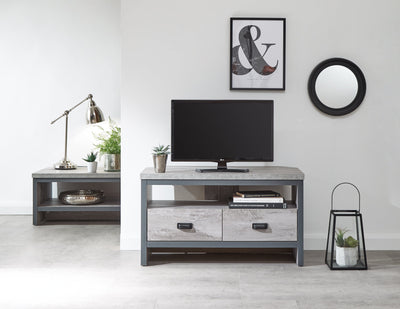 Boston Corner Tv Unit Grey