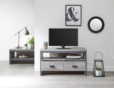 Boston Corner Tv Unit Grey