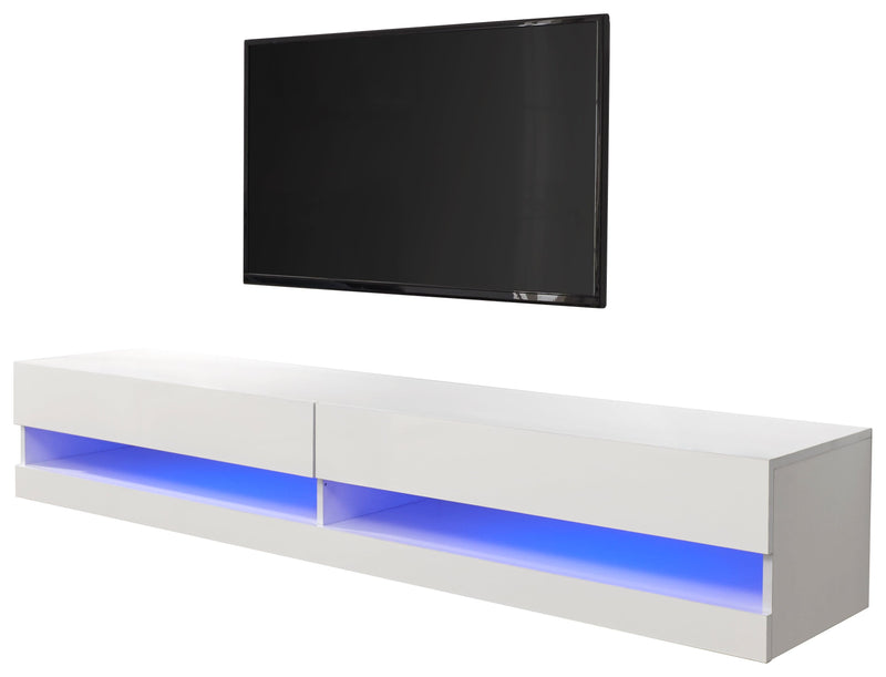 Galicia 150Cm Wall TV Unit With Led White