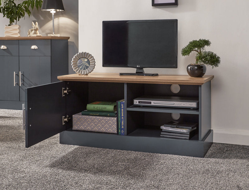 Kendal Small Tv Unit Slate Blue