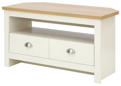 Lancaster Corner TV Unit Cream