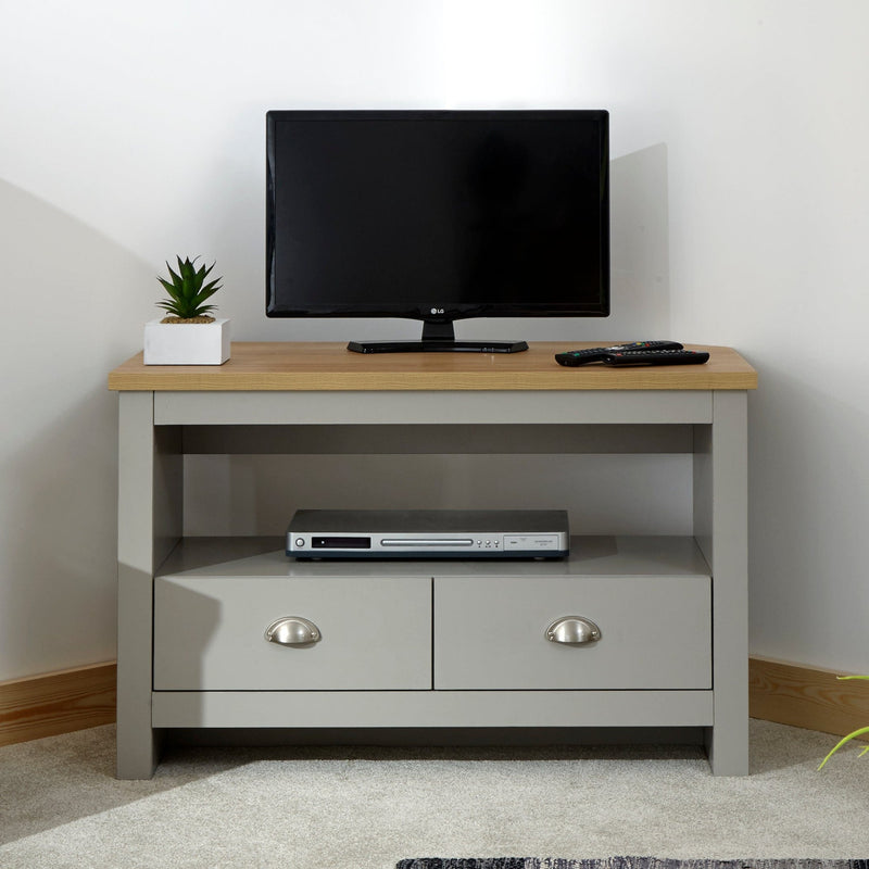 Lancaster Corner TV Unit Grey