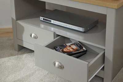 Lancaster Corner TV Unit Grey