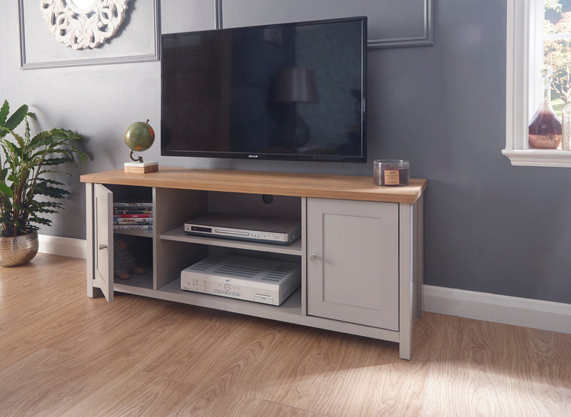 Lancaster Large TV Cabinet Grey