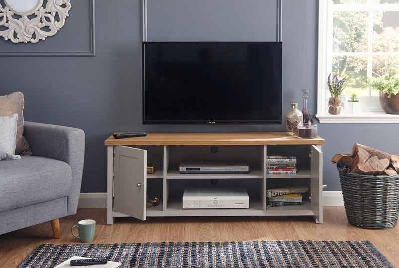 Lancaster Large TV Cabinet Grey