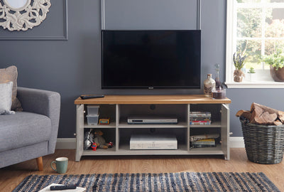 Lancaster Large TV Cabinet Grey