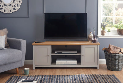 Lancaster Large TV Cabinet Grey