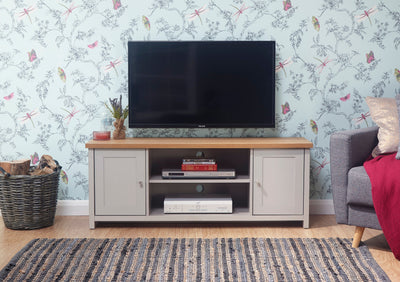 Lancaster Large TV Cabinet Grey