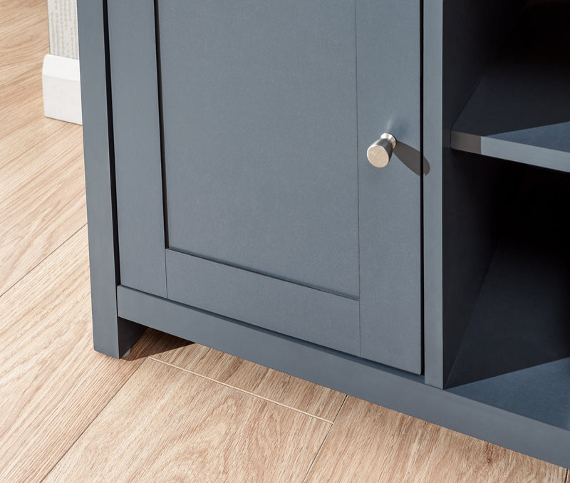 Lancaster Large Tv Cabinet Slate Blue