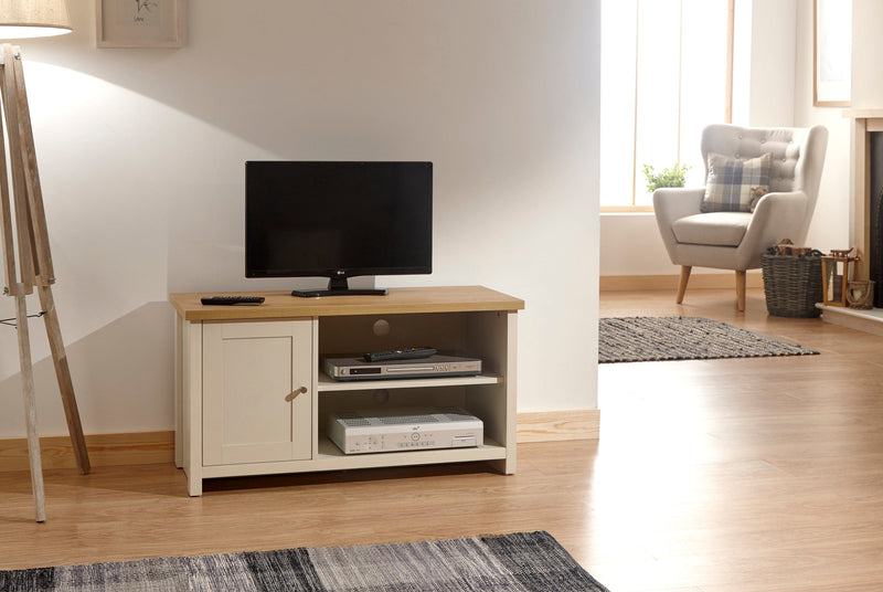 Lancaster Small TV Cabinet Cream