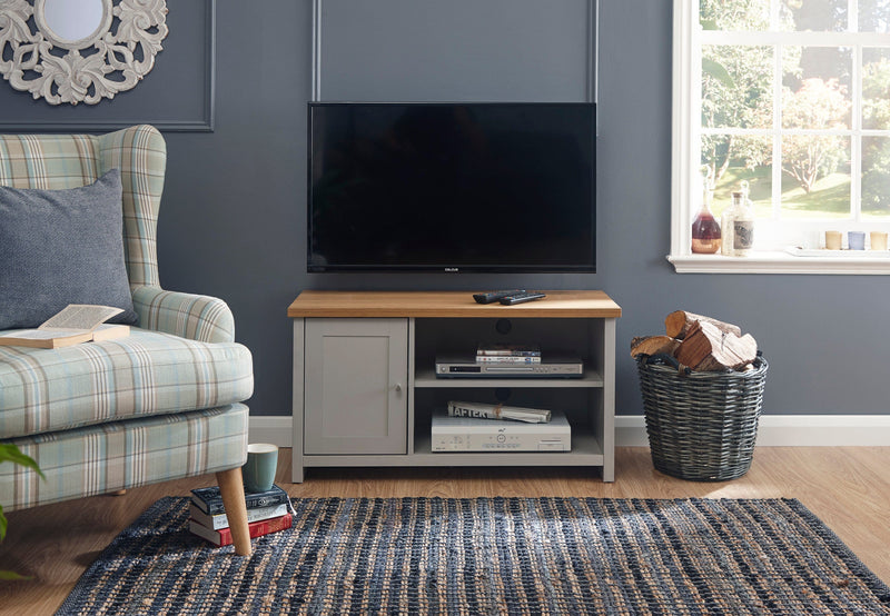 Lancaster Small TV Cabinet Grey