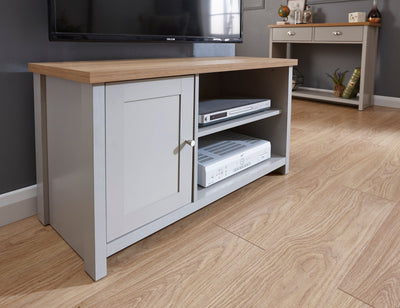 Lancaster Small TV Cabinet Grey