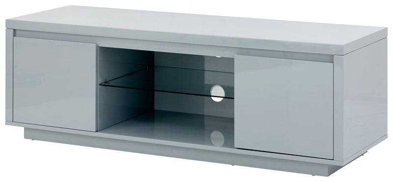 Polar High Gloss Led Large TV Unit Grey