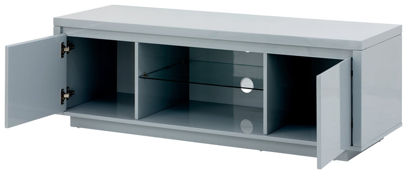 Polar High Gloss Led Large TV Unit Grey