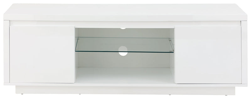 Polar High Gloss Led Large TV Unit White