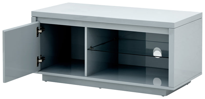 Polar High Gloss Led TV Unit Grey