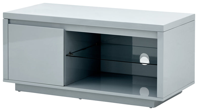 Polar High Gloss Led TV Unit Grey