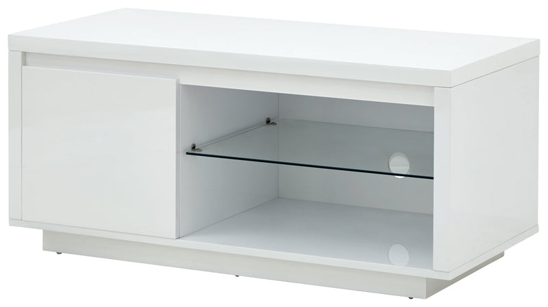 Polar High Gloss Led TV Unit White