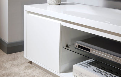 Polar High Gloss Led TV Unit White