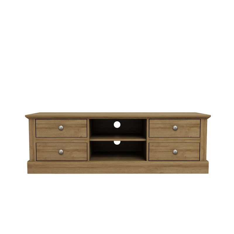 Devon TV Unit Oak