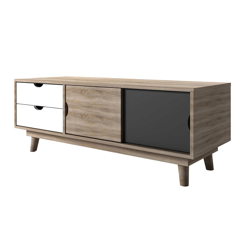 Mueble de TV Scandi Oak gris