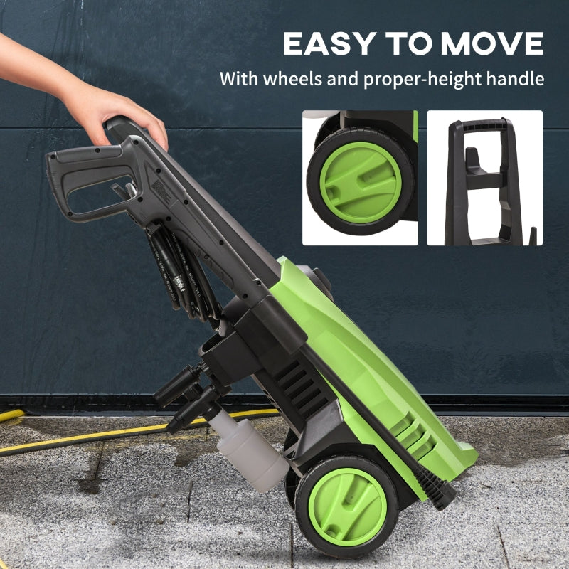 1800W High Pressure Washer, Green