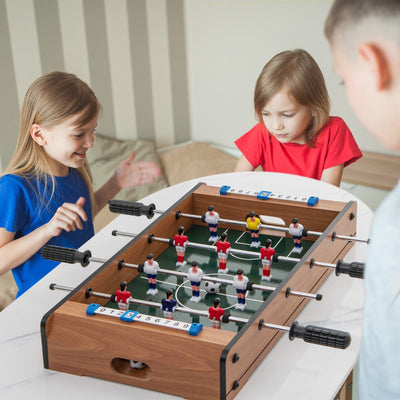 Mini Football Table for Double Player-Brown