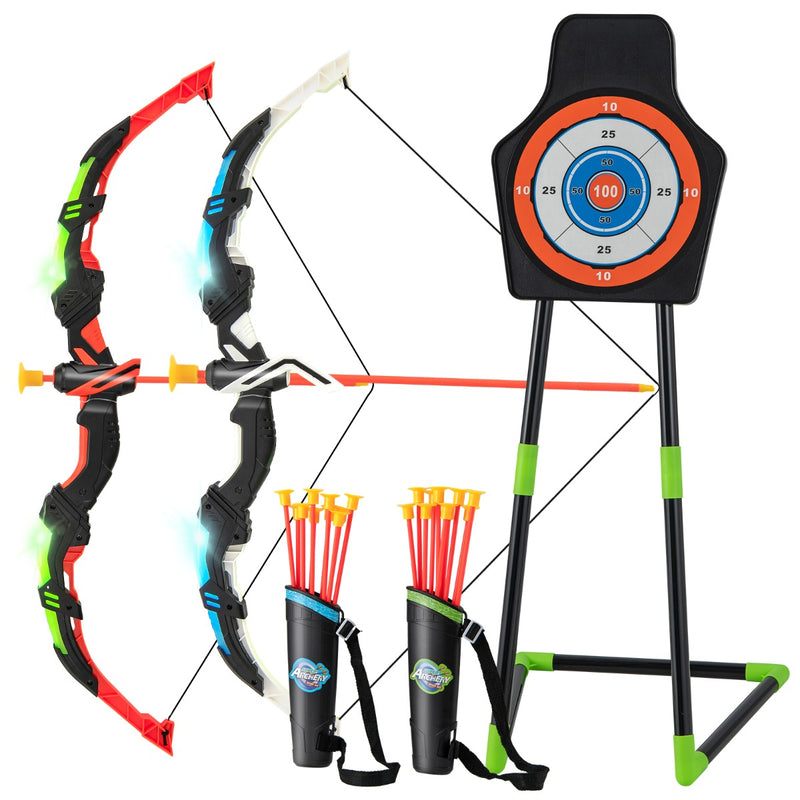 Youth Archery Bow Set with LED Light Up Bow