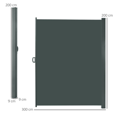 Garden Wall Balcony Screening Panel_ Grey