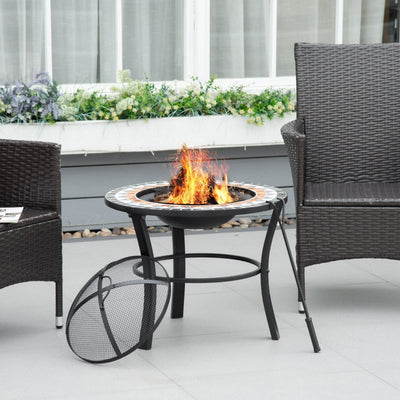 60cm Outdoor Fire Pit Table