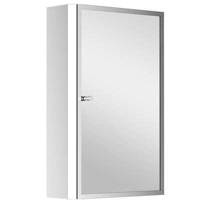 Stainless Steel Wall Mounted Bathroom Mirror Cabinet