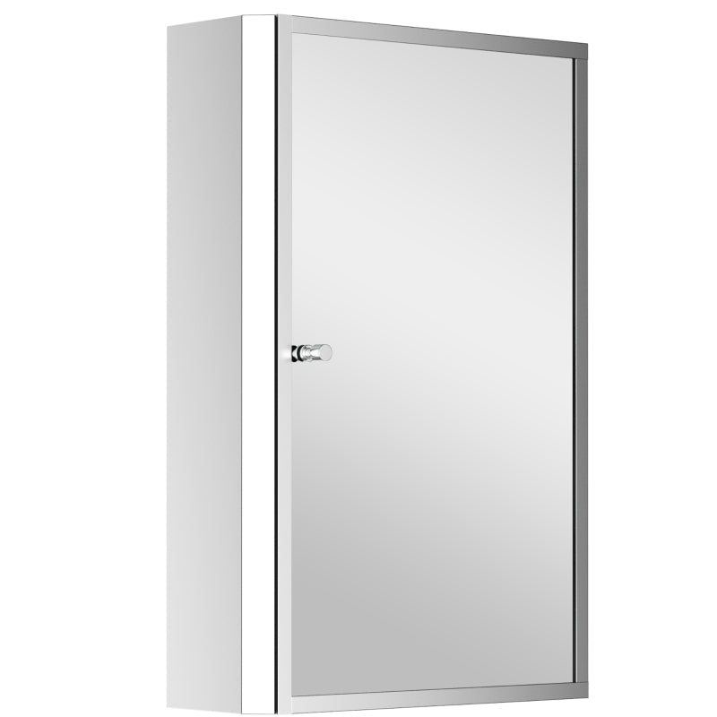 Stainless Steel Wall Mounted Bathroom Mirror Cabinet