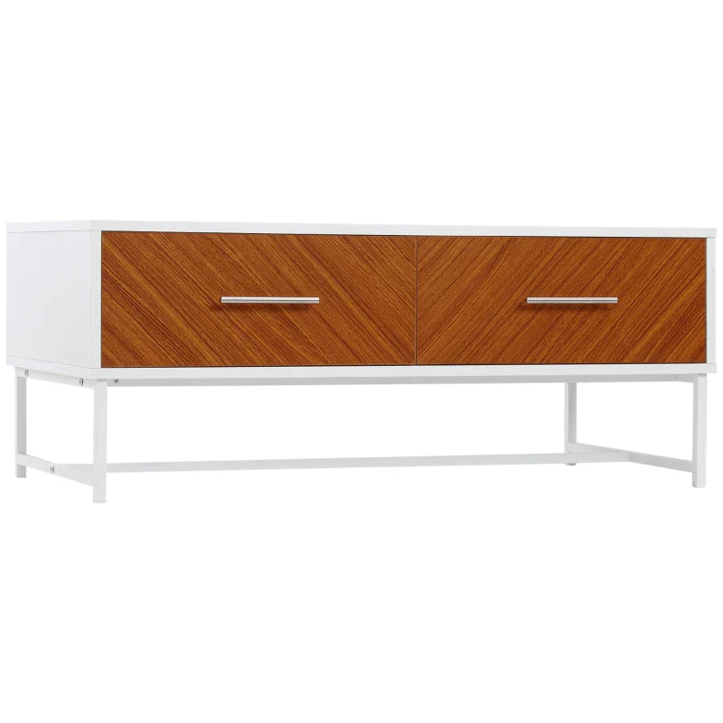 Modern Coffee Table For Living Room, Brown