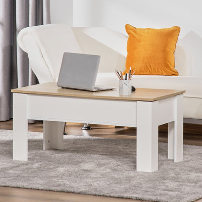 Lift Top Coffee Table With Hidden Storage Compartment