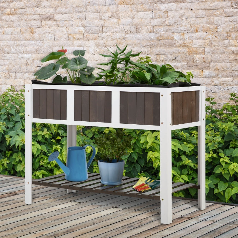 Wooden Raised Planters For Garden