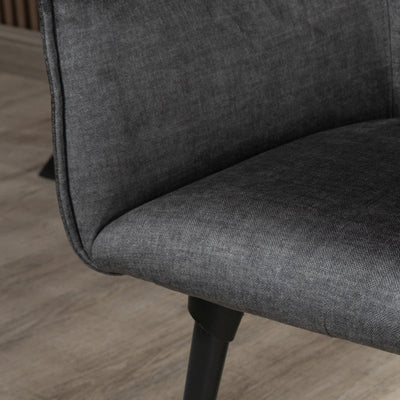 Accent Chairs For Living Room, Dark Grey