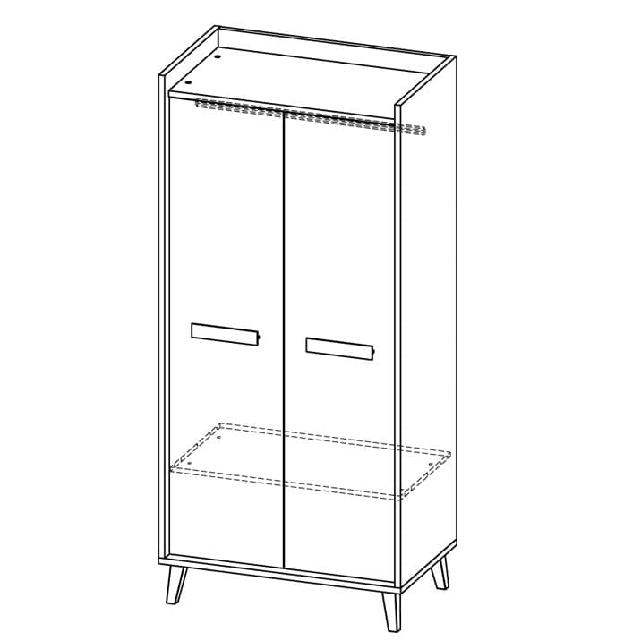 Werso W1 Wardrobe 90cm