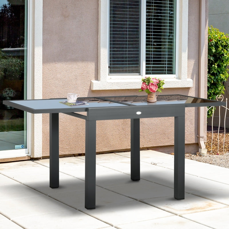 Extending Garden Table- Black