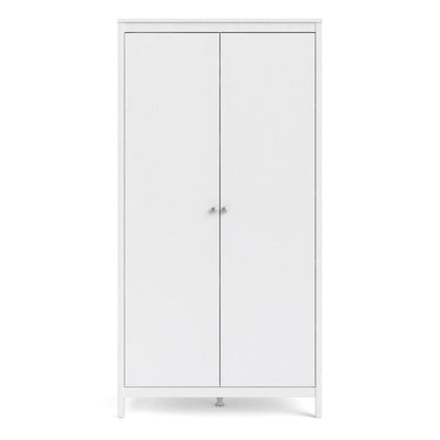 Madrid Wardrobe With 2 Doors In White