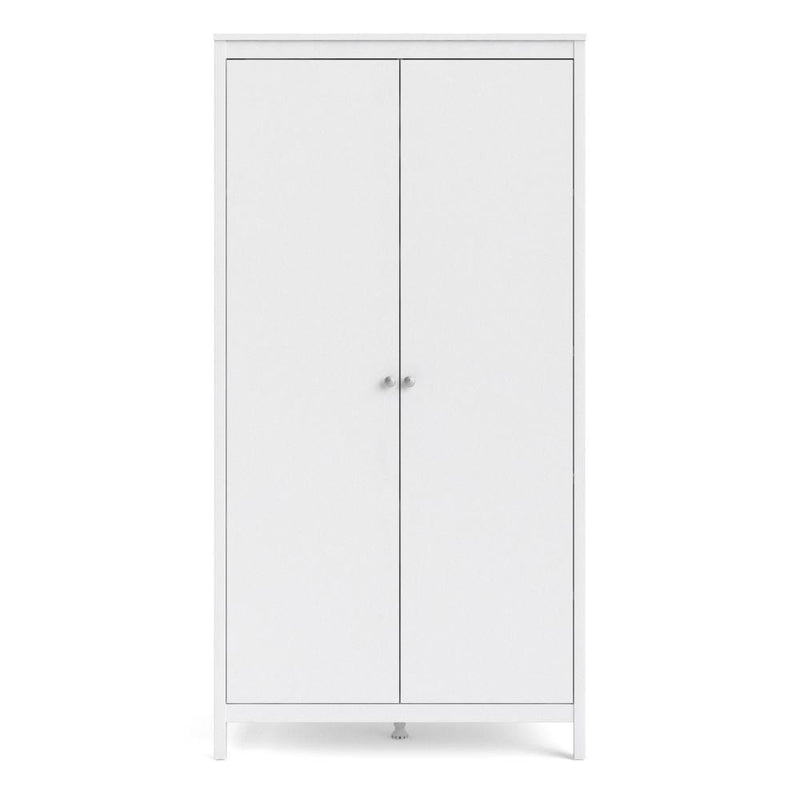 Madrid Wardrobe With 2 Doors In White