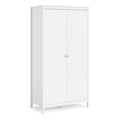 Madrid Wardrobe With 2 Doors In White