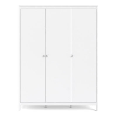 Madrid Wardrobe With 3 Doors In White