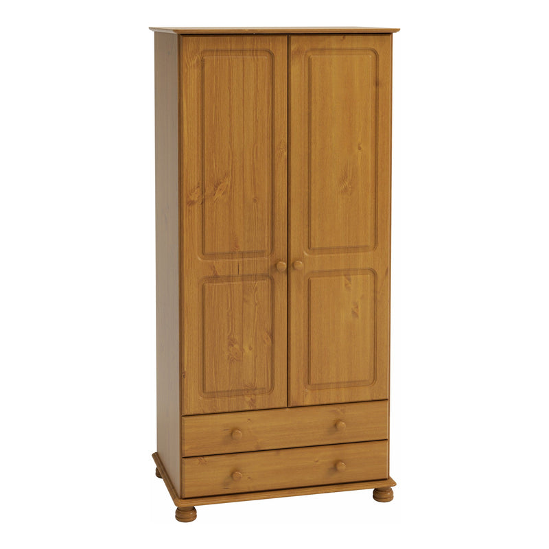 Richmond 2 Dr 2 Drw Wardrobe Pine