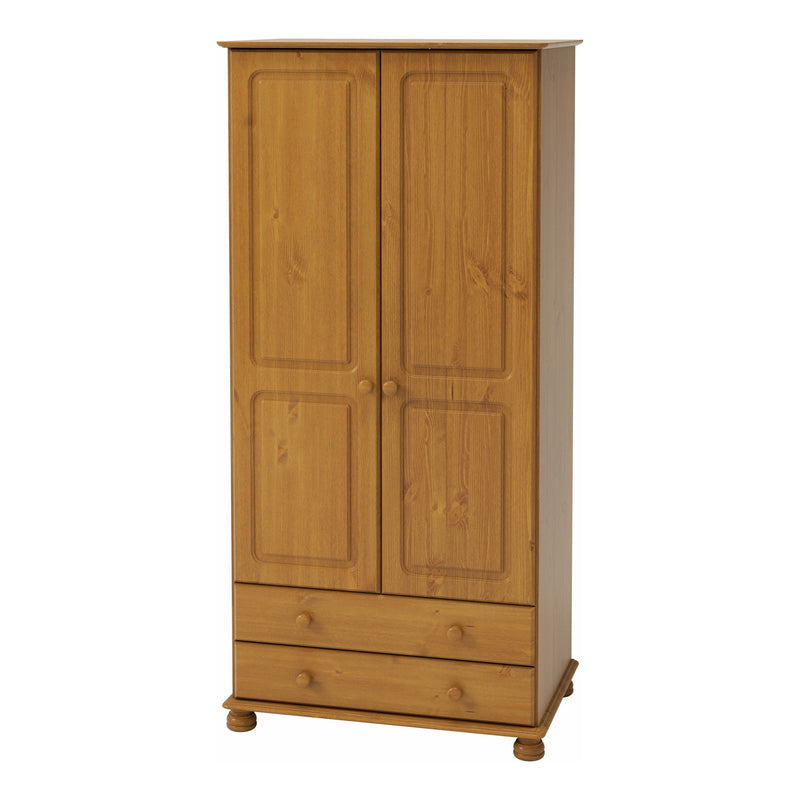 Richmond 2 Dr 2 Drw Wardrobe Pine