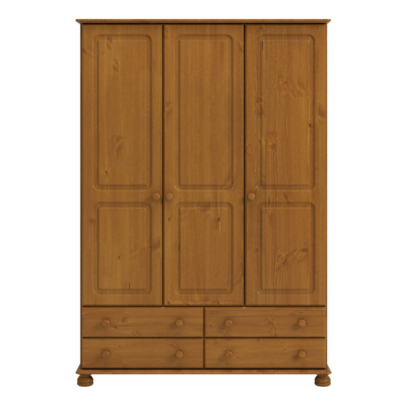 Richmond 3 Dr 4 Drw Wardrobe Pine