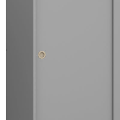 Softline Sliding 2 Dr Wardrobe Grey