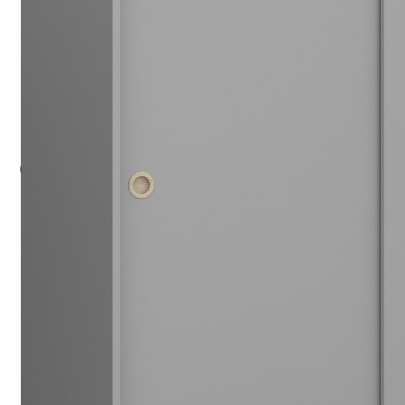 Softline Sliding 2 Dr Wardrobe Grey