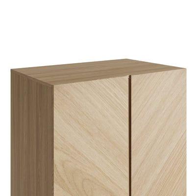 Catania 2 Door 1 Drawer Wardrobe Euro Oak