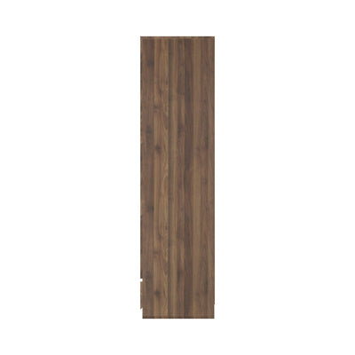 Catania 2 Door 1 Drawer Wardrobe Royal Walnut