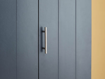 Kendal 3 Door 3 Drawer Wardrobe Slate Blue